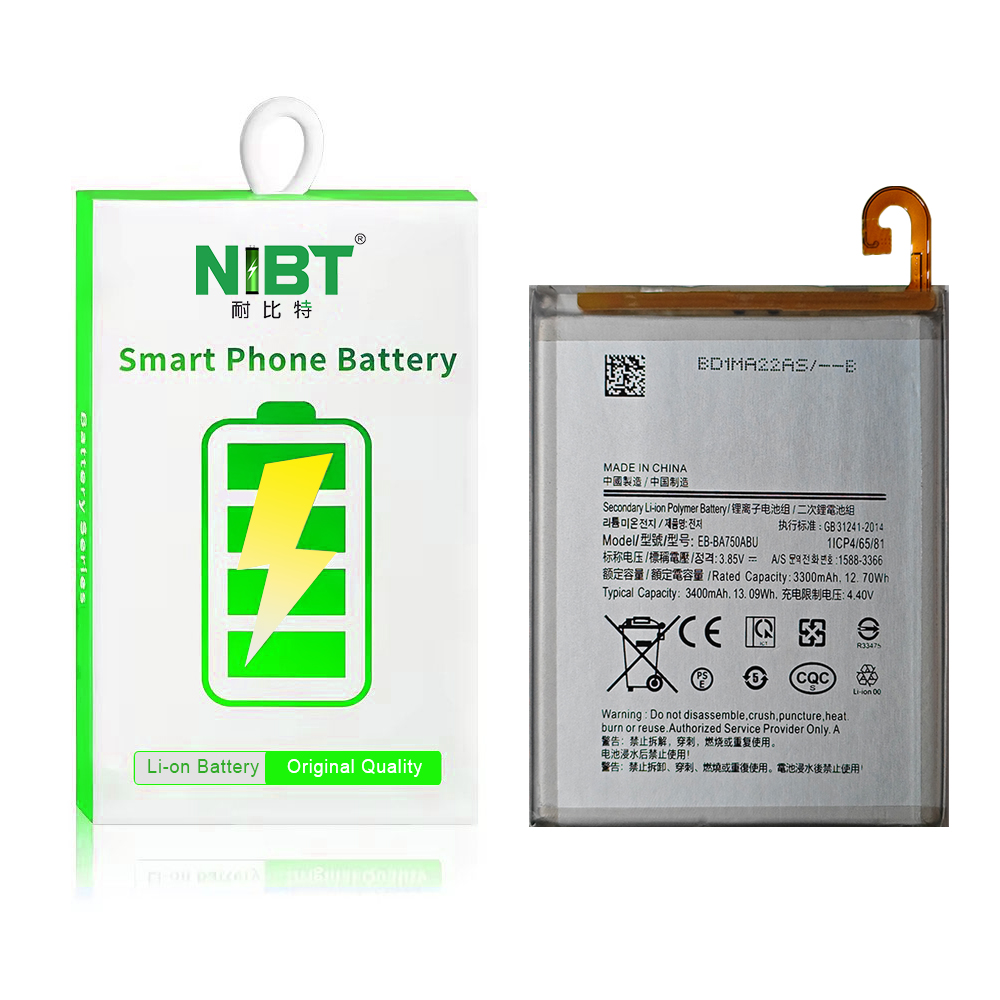 EB-BA750ABU Suitable for Samsung Battery A750/A7 2018/A10/A10S/M10 High Capacity Lithium Battery 3400mAh
