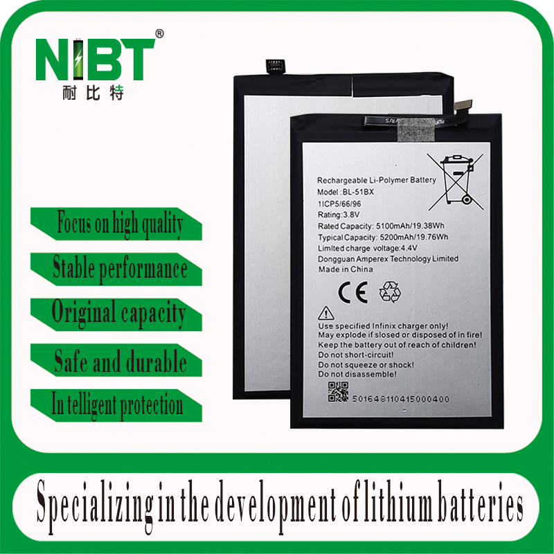 BL-51BX Suitable for infinix X682/X692 battery   High-capacity Lithium battery 5000mah