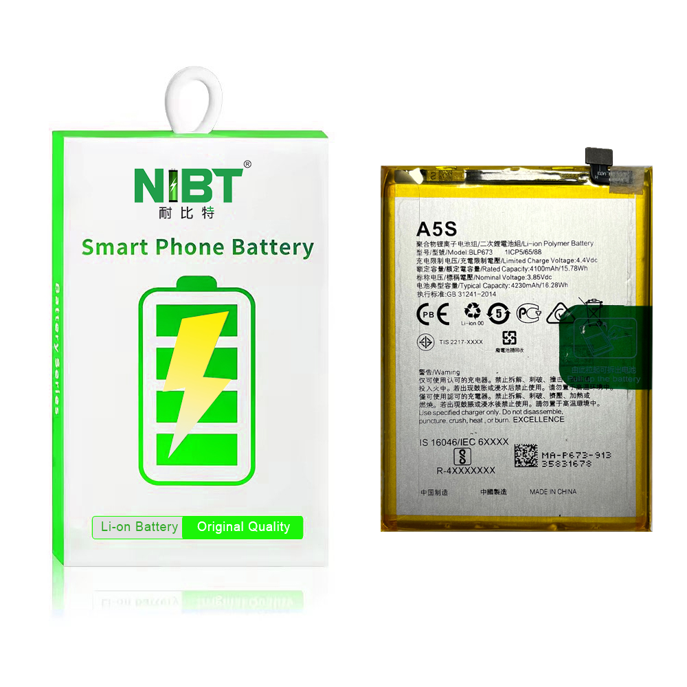 BLP673 Suitable for OPPO battery A5/A3S/A5S/A7/A8/A31 2020/ realme C1/AX7/A12/A11K High capacity lithium battery 4100mah