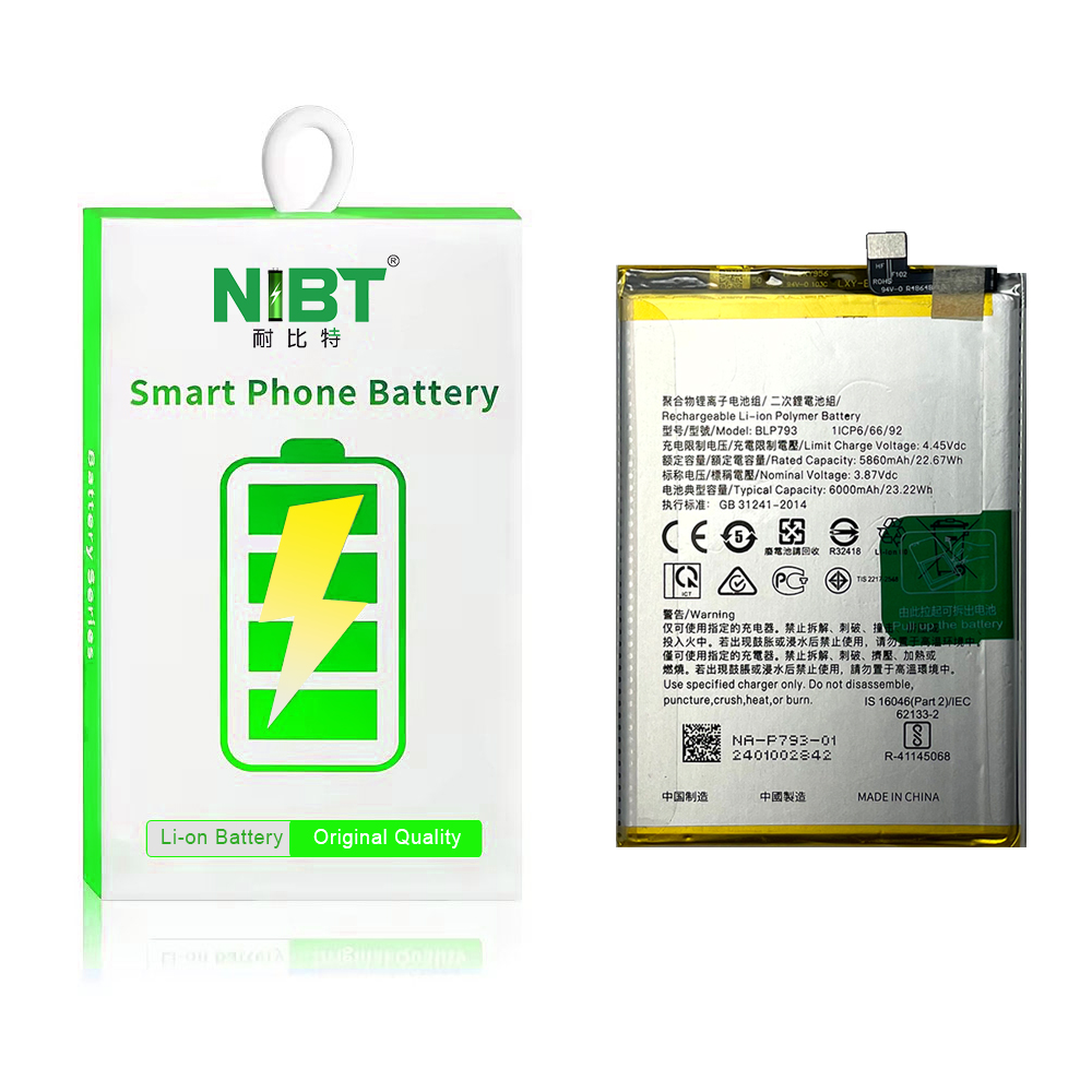 BLP793 Suitable for OPPO battery REALME6i /5S 2020/ RealmeC15 5G/RealmeC12 5G/RealmeC11 4G/C25/C25S/C21 2021 High capacity lithium battery 5000mah