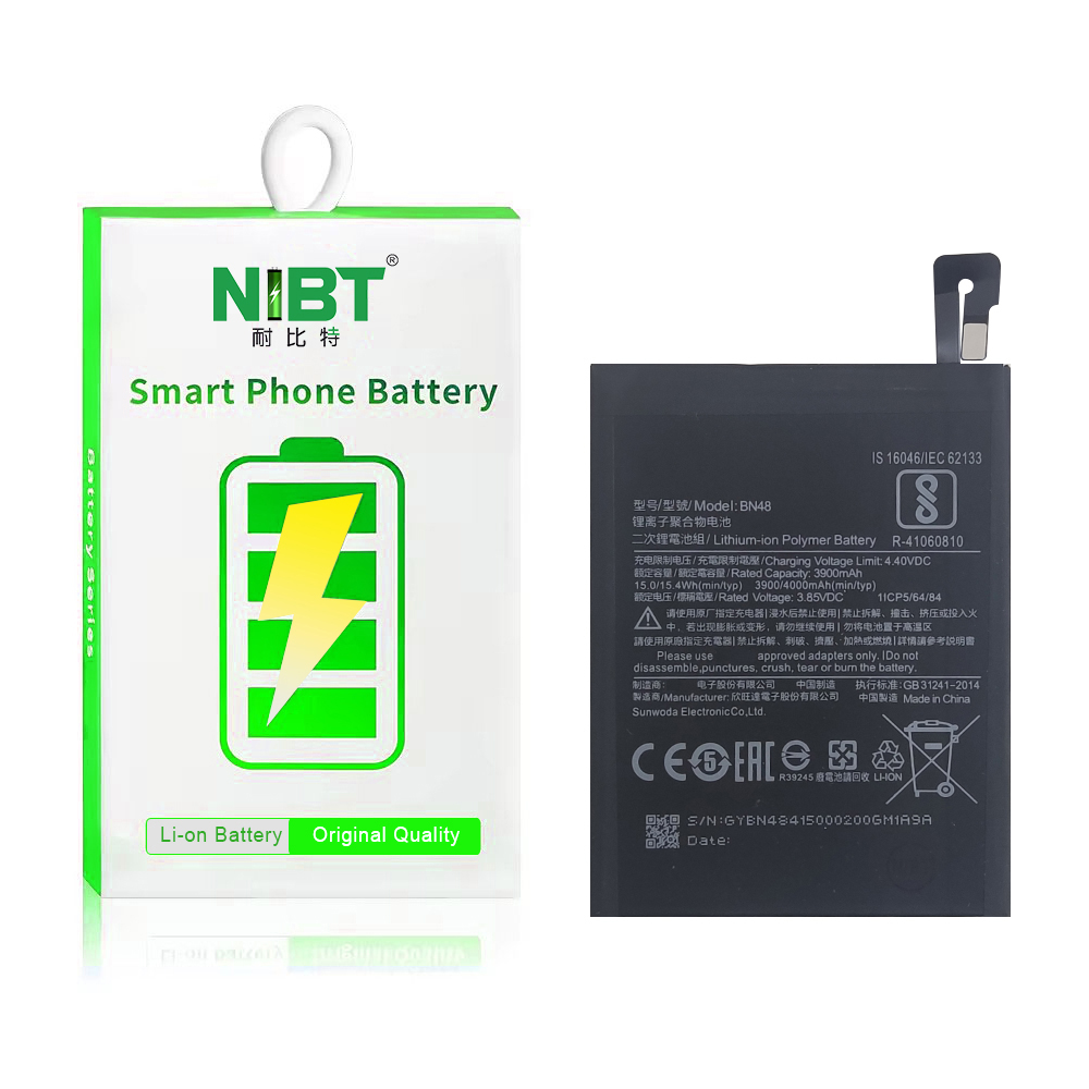 BN48 SUITABLE FOR XIAOMI BATTERY redmi note5Pro/REDMI 6 PRO  HIGH CAPACITY LIYHIUM BATTERY 4000 МАХ