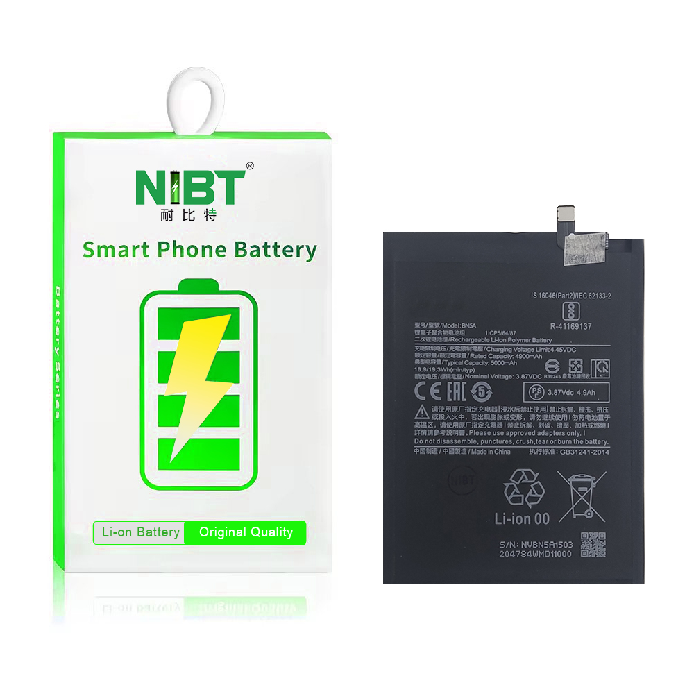 BN5A SUITABLE FOR XIAOMI BATTERY REDMI NOTE10 5G  HIGH CAPACITY LIYHIUM BATTERY 5000MAH