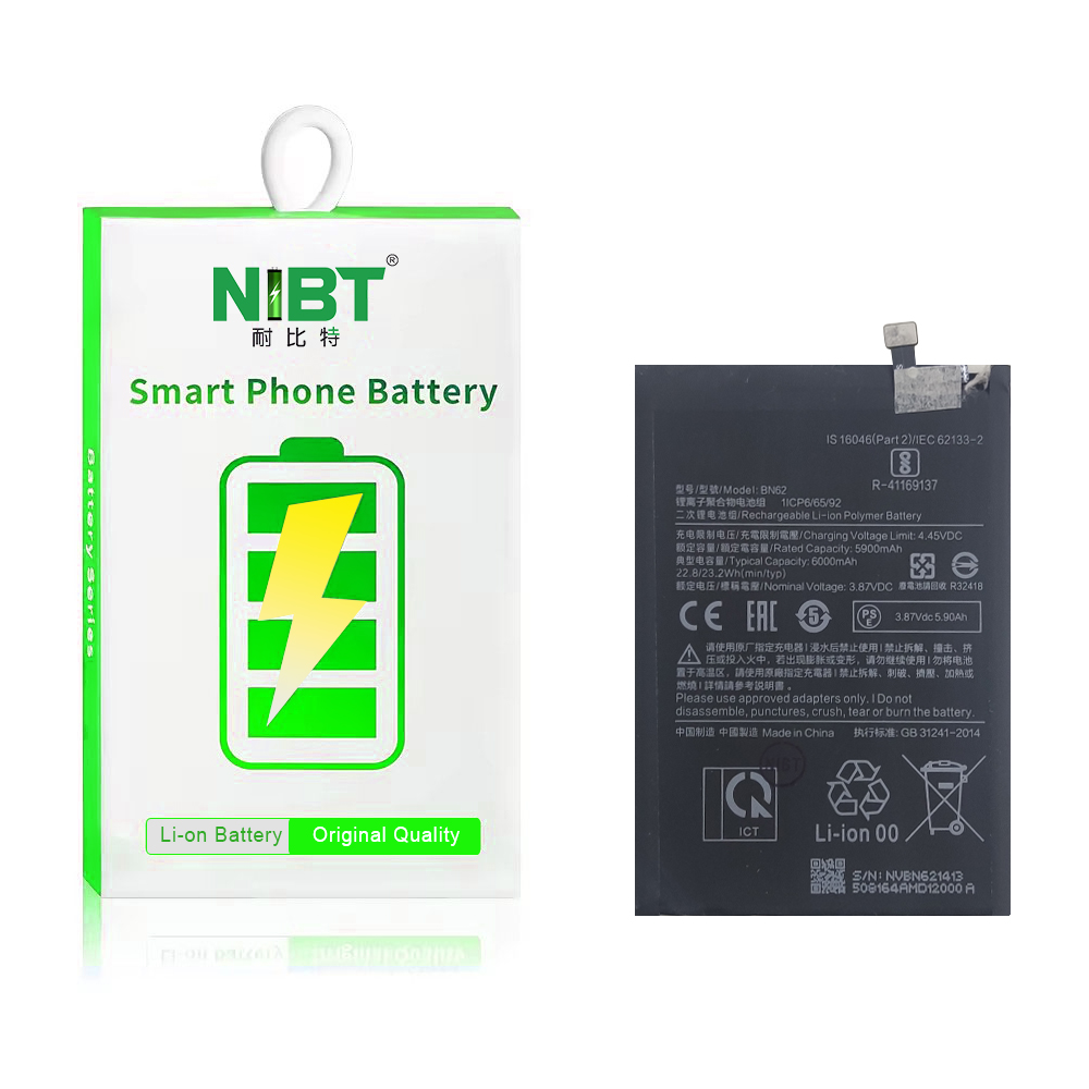 BN62 SUITABLE FOR XIAOMI BATTERY XIAOMI9 4G/REDMI9T/POCOM3 HIGH CAPACITY LIYHIUM BATTERY 6000 MAH