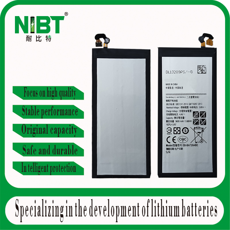 EB-BA720ABE Suitable for Samsung battery A720/A7 2017/A720F/A720S/ J7 PRO/J730/J7PRO 2017 High capacity lithium battery 3600mah