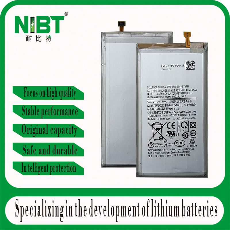 EB-BG975ABU Suitable for Samsung battery S10+/S10PLUS/S10/G975  High capacity lithium battery 4100mah